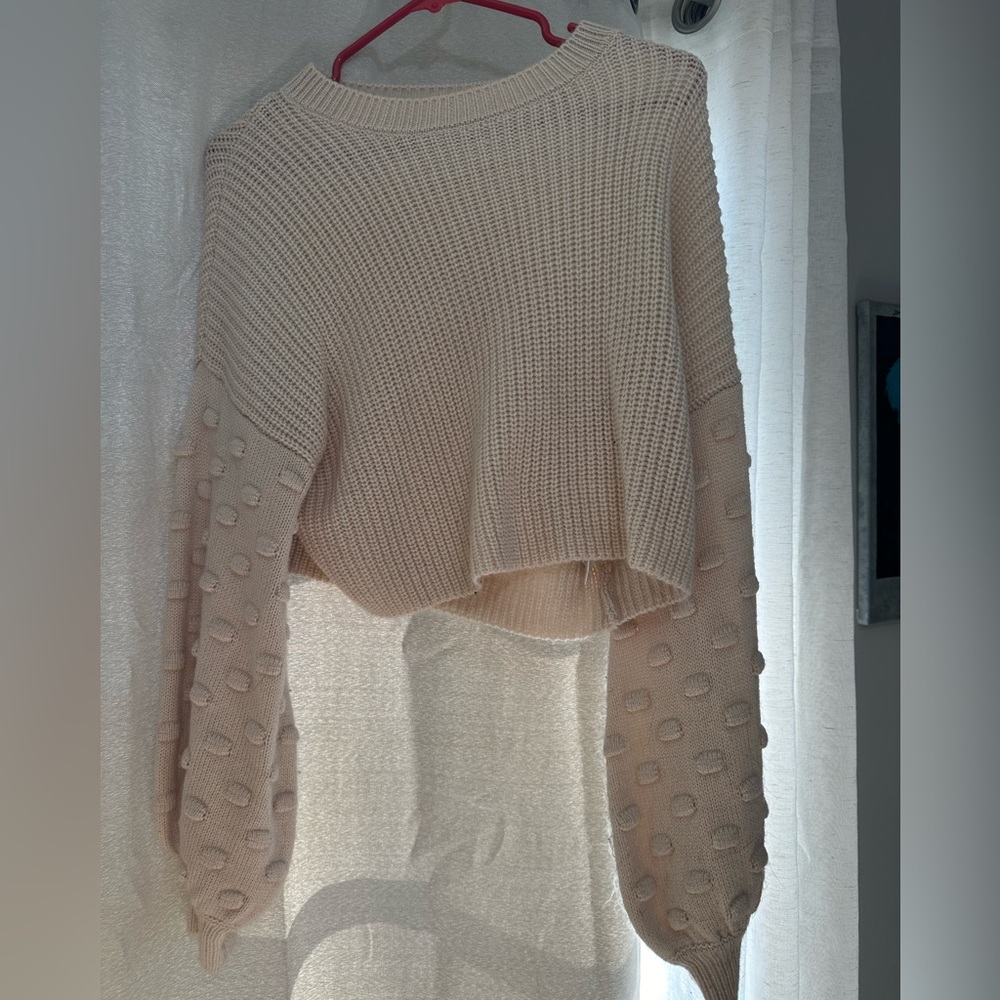 Small cropped sweater